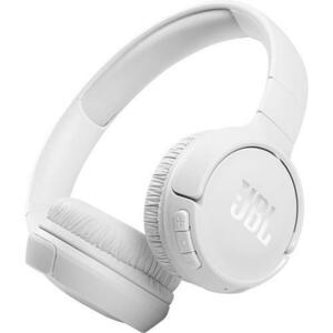 Casti Wireless JBL Tune 510BT, Bluetooth, Asistent vocal, Pure Bass, 40 h, Multi-point (Alb) imagine