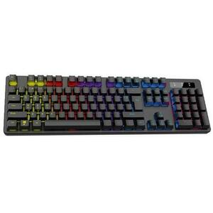 Tastatura Gaming Varr Fighter 2, USB, Mecanica, iluminata (Negru) imagine