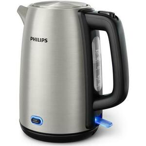 Fierbator Philips solar 2000W finisaj metalic inox 1.7l, capac cu arc, mentine la cald imagine