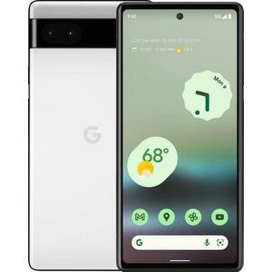 Telefon Mobil Google Pixel 6a, Procesor Google Tensor Octa-Core, AMOLED Capacitive Touchscreen 6.1inch, 6GB RAM, 128GB Flash, Camera Duala 12+12MP, Wi-Fi, 5G, Android (Alb) imagine