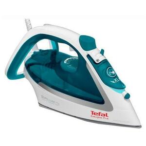 Fier de calcat Tefal EasyGliss Plus FV5718E0, 2500 W, 190 g/min, Durilium AirGlide, Calcare verticala, Auto OFF, Autosteam, (Alb/Albastru) imagine