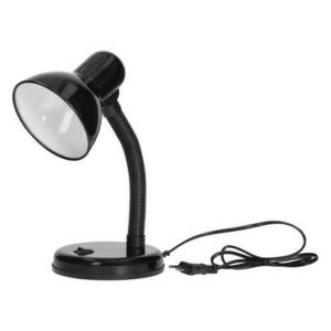 Lampa de birou VIRONE FUPI DL-4/B, E27, 40 W, IP20, cablu 1 m, brat flexibil, Negru imagine