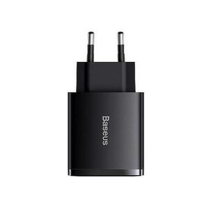 Incarcator reteam Baseus CCXJ-E01, 2 x USB, 1 x USB-C, PD, 3A, 30 W, Negru imagine