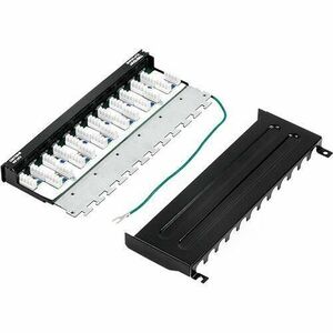 Patch Panel 12 porturi RJ45 UTP, Cat6a, Ecranat, 0.5U - TRENDnet TC-P12C6AS imagine