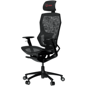 Scaun gaming LORGAR Grace 855, reglabil (Negru) imagine