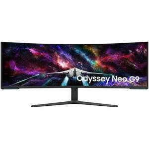 Monitor Gaming VA QLED MiniLED Samsung Odyssey Neo G9 57inch, LS57CG952NUXEN, DUHD (7680 x 2160), HDMI, DisplayPort, AMD FreeSync Premium Pro, Ecran curbat, 240Hz, 1 ms (Alb/Negru) imagine