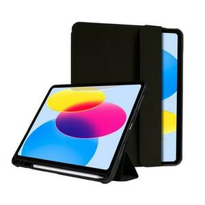 Husa Book Cover CRONG FXF pentru Apple iPad 10.9inch 2022 (Negru) imagine