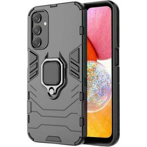 Husa Protectie Spate Lemontti Ring Armor compatibila cu Samsung Galaxy A15 / A15 5G (Negru) imagine