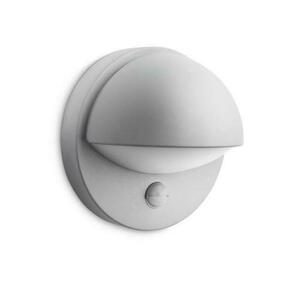 Aplica pentru exterior cu senzor de miscare Philips June, 1xE27, max 42W, IP44, 135x195mm, Gri imagine