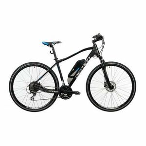 Bicicleta Electrica Devron 28161, roti 28inch, 530mm, 16 viteze, motor 250 W, Negru imagine