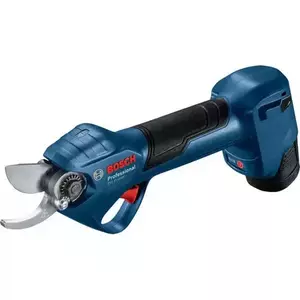 Foarfeca profesionala pe acumulator pentru arbusti si gradinarit Bosch Pro Pruner 06019K1021, 12 V, 25 mm capacitate maxima de taiere, 2 acumulatori, 3 Ah, incarcator GAL12V-20 imagine