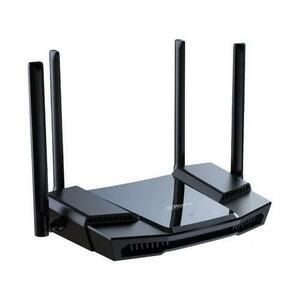 Router wireless DAHUA DH-AX18, Gigabit, AX1800, 4 Antene externe (Negru) imagine