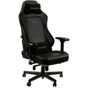 Scaun gaming Noblechairs Hero, reglabil (Negru/Auriu) imagine