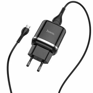 Incarcator Retea HOCO N3, Quick Charge, 18W, 1 X USB, cablu MicroUSB (Negru) imagine