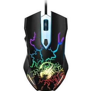 Mouse Gaming Optic Genius Scorpion Spear, Iluminare LED, 1200 DPI, USB (Negru) imagine