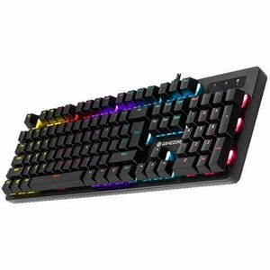 Tastatura Gaming Tracer Gamezone HITT, Mecanica, RGB, USB (Negru) imagine