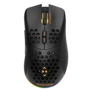 Mouse Gaming Wireless DELTACO GAMING DM220, Ultralight, 4800DPI, USB (Negru) imagine