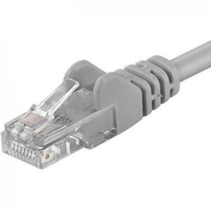 Patchcord UTP RJ45-RJ45 Categoria 6, 0.5m, gri, cupru integral, 26AWG imagine