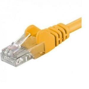 Patchcord UTP RJ45-RJ45 Cat.5e 2m galben, UTP-5E-2-Y, pachcord din cupru imagine