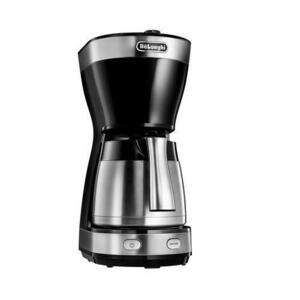 Cafetiera De’Longhi ICM 16710, 1000 W, 1.25 L (Negru/Argintiu) imagine