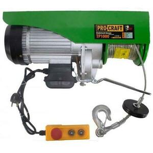 Troliu electric palan Procraft TP1000, 1600W, cu kit montare imagine