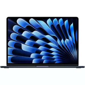 Notebook Apple MacBook Air 13 (2024) 13" Apple M3 8-core GPU 10-core RAM 16GB SSD 512GB Tastatura INT Negru imagine