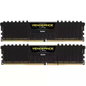 Memorie Desktop Corsair Vengeance LPX 16GB(2 x 8GB) DDR4 2666Mhz CL16 AMD Ryzen Black imagine