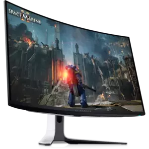 Monitor LED Dell Alienware AW3225QF 31.6" QD-OLED 4K UHD Curbat 240Hz 0.03ms imagine