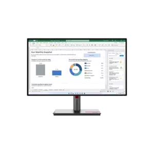 Monitor LED Lenovo ThinkVision P27q-30 27" QHD 60Hz Black imagine