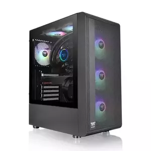 Carcasa PC Thermaltake S200 Tempered Glass ARGB Black imagine