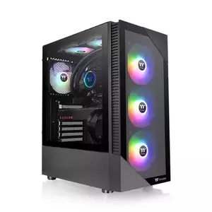 Carcasa PC Thermaltake View 200 Tempered Glass ARGB Black imagine