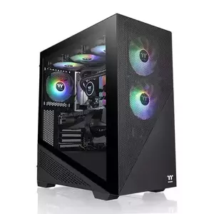 Carcasa PC Thermaltake Divider 370 Tempered Glass ARGB Black imagine