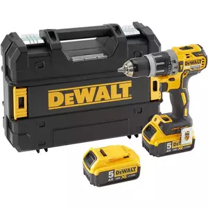 Masina compacta de gaurit cu percutie Dewalt DCD796P2-QW, motor fara perii, 18V XR Li-Ion 5, 0Ah imagine