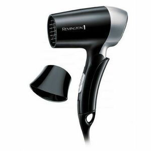 Uscator de par REMINGTON Travel Dryer D2400, 2 viteze, 2 trepte temperatura, negru-argintiu imagine