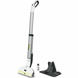 Mop electric Karcher EWM 2, 1.056-310.0, autonomie 60 mp3, 360 ml rezervor apa curata, 140 ml rezervor apa murdara, Alb/Negru imagine