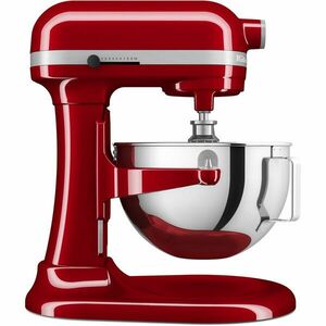 Mixer cu bol KitchenAid 5KSM55SXXEER, 5.2L, 375 W, Model HEAVY DUTY, Rosu imagine