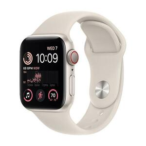 Apple Watch SE 2022, GPS + Cellular, Aluminium 44mm N/A Starlight Ca nou imagine