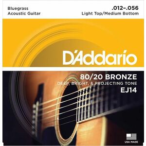 D'Addario EJ14 Corzi chitare acustice imagine