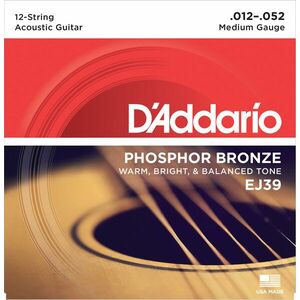 D'Addario EJ39 Set de corzi pentru chitară acustică imagine