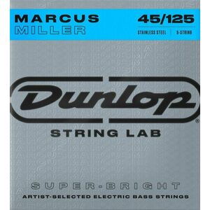 Dunlop DBMMS45125 Marcus Miller Super Bright MD-5 Set de 5 corzi pentru bas imagine