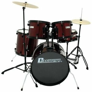 Dimavery DS-200 Wine Red Set de tobe acustice imagine