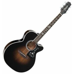 Takamine EF450C-TT Black Burst Chitară electro-acustică Jumbo imagine