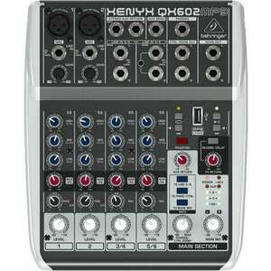 Behringer Xenyx QX602MP3 Mixer analog imagine