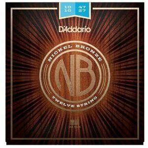 D'Addario NB1047-12 Set de corzi pentru chitară acustică imagine