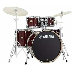 Yamaha SBP2F5-CR Stage Custom Birch Cranberry Red Set de tobe acustice imagine