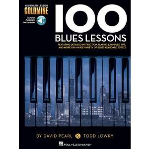 Hal Leonard Keyboard Lesson Goldmine: 100 Blues Lessons Note imagine