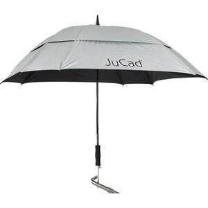 Jucad Telescopic Windproof With Pin Umbrelă Silver imagine