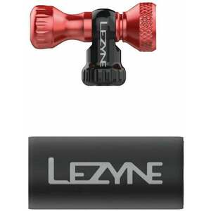 Lezyne Control Drive Head Only Neoprene Red/Hi Gloss Pompă CO2 imagine