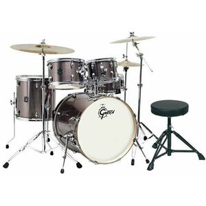 Gretsch Drums Energy Studio Steel-Gri Set de tobe acustice imagine