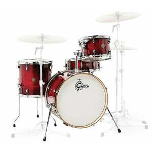 Gretsch Drums CT1-J404 Catalina Club Lucioasă-Crimson Burst Set de tobe acustice imagine